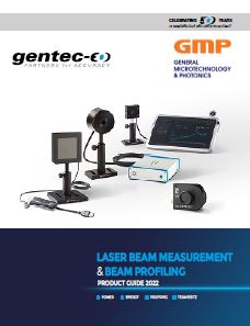 Gentec catalogue laser measurement 2024
