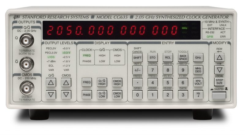 CG635 Synthesized Clock Generator - Click Image to Close