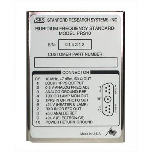 PRS10 Rubidium Frequency Standard