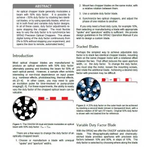 Digital Control of Duty Factor for Optically-Chopped Beams