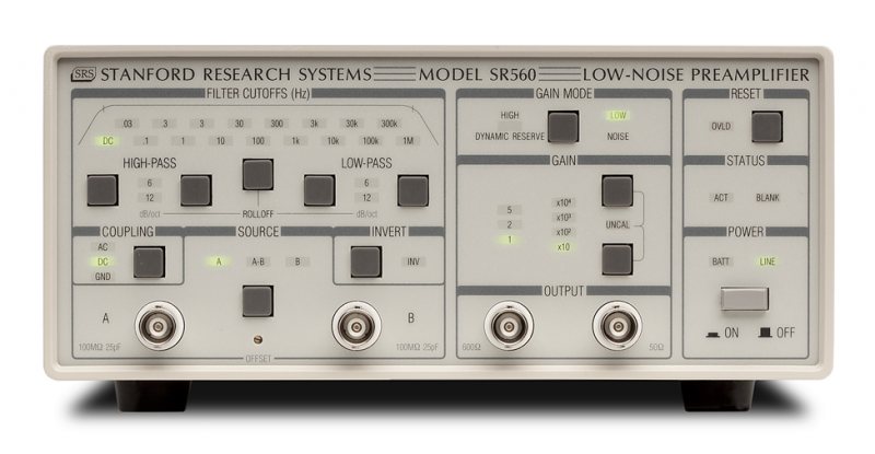 SR570 Low-Noise Current Preamplifier - Click Image to Close