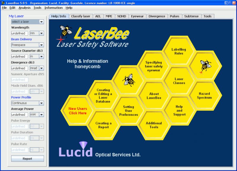 Laser Safety Software - Click Image to Close