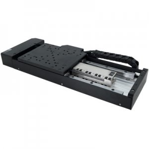 Linear motor stages with built-in control