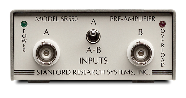 SR550 FET Input Preamplifier - Click Image to Close
