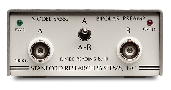 SR552 BJT Input Preamplifier - Click Image to Close